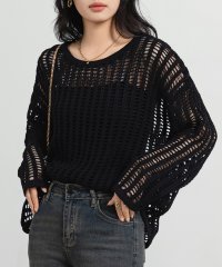 TeddyShop/テディショップ Teddyshop レディース 長袖透かし編みサマーニットトップス/506447113