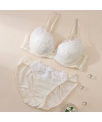 petit marie/パリーゼ Palissee フラワーチュール3/4モールドカップブラ＆ショーツ 【返品不可商品】/506448918