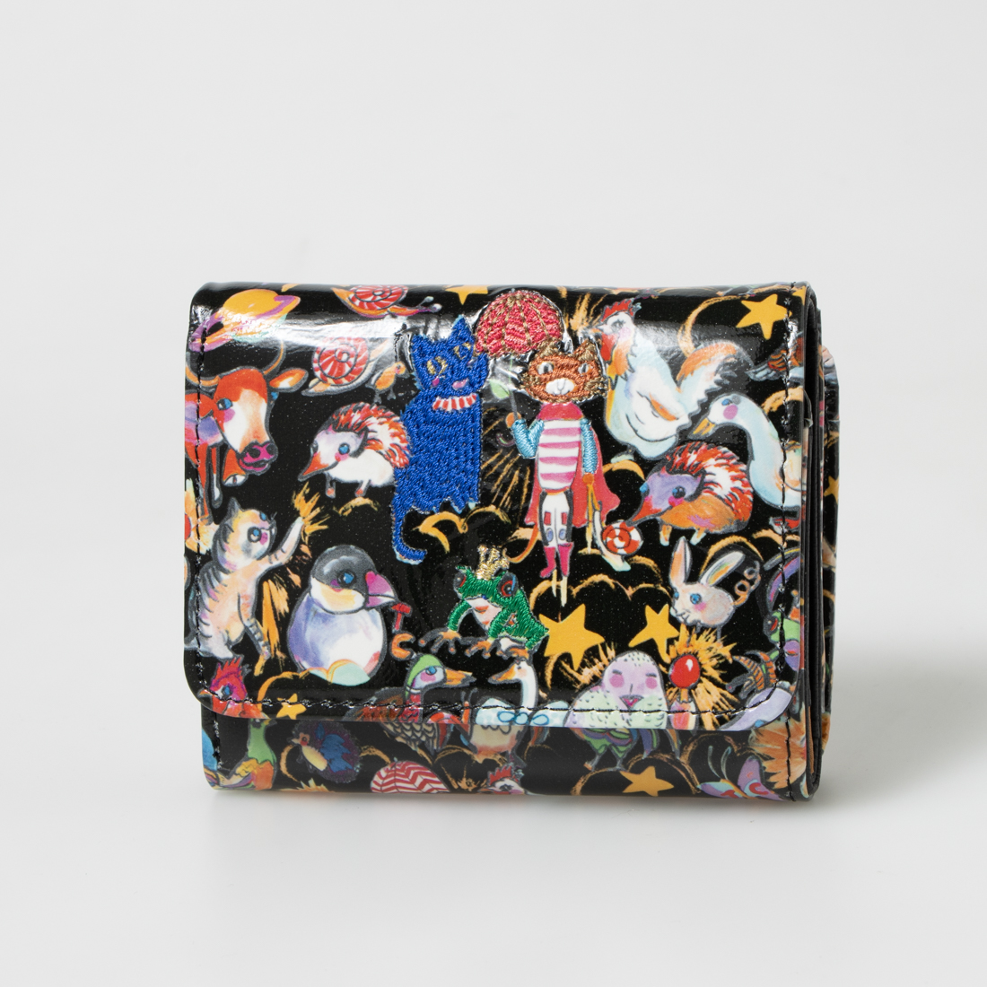 ツモリチサトキャリー　財布　2つ折り　ツモリチサト　キャリー　財布　ミニ財布 ツモリチサト キャリー tsumori chisato CARRY 森のどうぶつたち