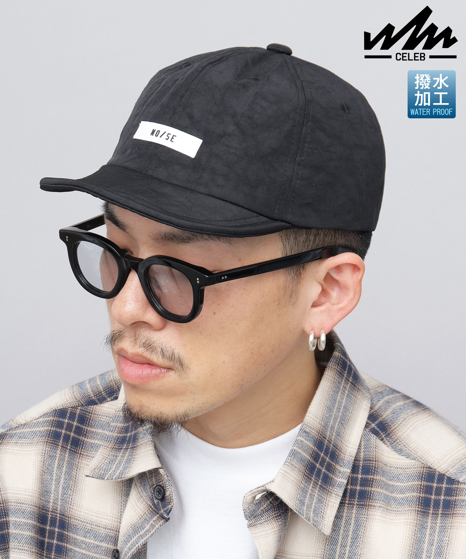 セレブ CELEB キャップ メンズ つば 短い 帽子 ぼうし