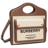 BURBERRY/バーバリー BURBERRY トートバッグ ショルダーバッグ ミニ ポケットバッグ ベージュ ブラウン レディース BURBERRY 8039361 A1395/506452321