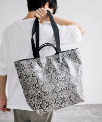 Rocky Monroe/ロッキーモンロー Rocky Monroe トートバッグ 2WAY ショルダーバッグ メンズ レディース スネーク柄 A4ファイル カジュアル シンプル 通勤通/506452742