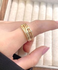 shoppinggo/ショッピングゴー shoppinggo 指輪 オープン リング フリーサイズ シンプル ゴールド フォーマル カジュアル 結婚式 パーティ 入学式 卒業式/506453923