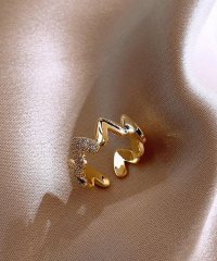 shoppinggo/ショッピングゴー shoppinggo 指輪 ハート オープン リング フリーサイズ シンプル ゴールド 入学式 卒業式 フォーマル カジュアル 結婚式 パーテ/506453924