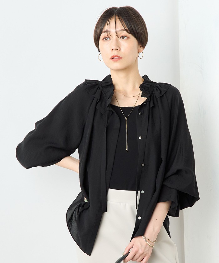 セール 50%OFF】◇【WEB限定カラーあり】シアーハイネック