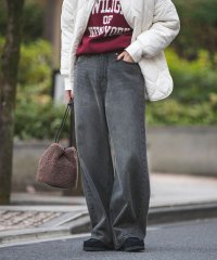 coen/【トレンド＆体型カバー両立/全骨格OK】カーブデニムパンツ/506406202