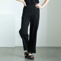 Sawa a la mode/サワアラモード Sawa a la mode ストレッチツイルワイドパンツ/506456816