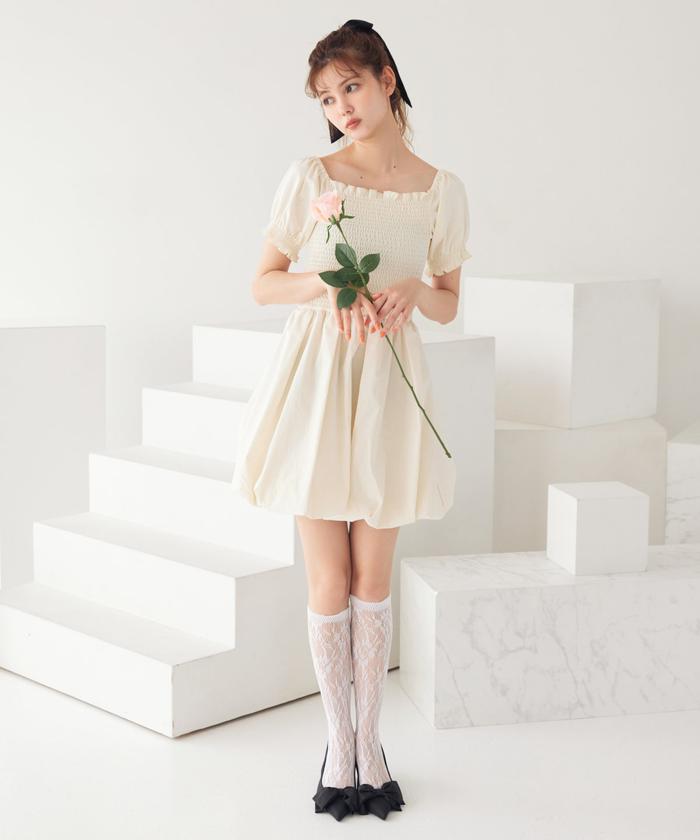 ★REISS Lola ジャージールーシュレーサーCUT 上質ワンピ★ セール 50%OFF】シャーリングカットドッキングワンピース