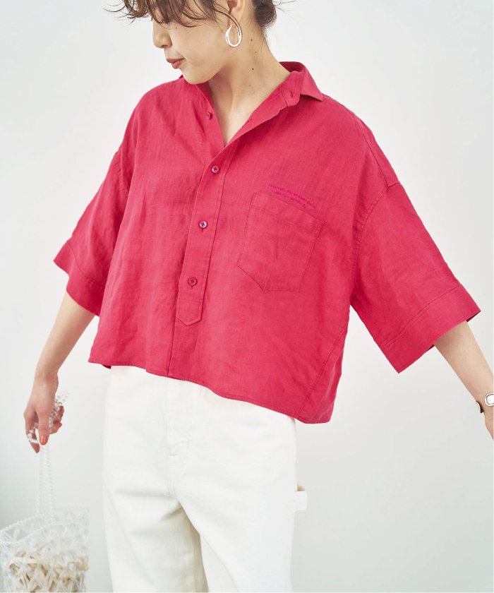 TICCA 別注リネン半袖エンブロイダイリーシャツ　　2024SS TICCA 別注リネン半袖エンブロイダイリーシャツ 2024SS - メルカリ