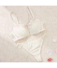 Spark's/パリーゼ Palissee 【脇高】【EFカップ】エレガントケミカルフラワー3/4モールドカップブラ＆バックレースTバック 【返品不可商品】/506458387