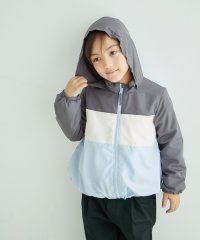 ROPE' PICNIC　KIDS/【KIDS】配色フーディーブルゾン/506459174