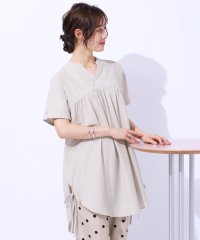 SHOO・LA・RUE　DRESKIP/シューラルー／ドレスキップ SHOO・LA・RUE/DRESKIP サイドリボンがほんのり甘い 大人のスキッパーチュニック/506459266