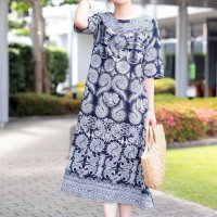 Sawa a la mode/サワアラモード Sawa a la mode アジアンなペイズリーロングワンピース/506456828