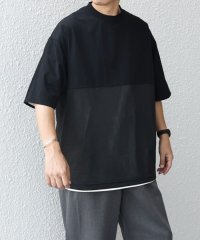 SHIPS any MEN/SHIPS any: 〈洗濯機可能〉ナイロン / メッシュ コンビ フットボール Tシャツ◇/506466258