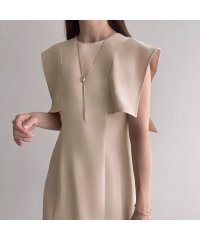 FILLOU/フィルー FILLOU FILLOU スクエアスリーブタイトワンピース【ペチスカートセット】/506467147