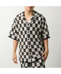 askyurself/ASKYURSELF シャツ CHECKERED CROCHET SHIRT /506475105