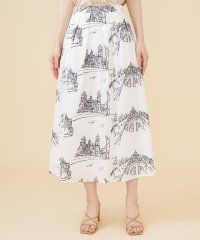 Sybilla/タウンスケープ刺繍スカート/506479168