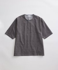 ADAM ET ROPE'/ルーズシルエット デニムライク 別珍Tシャツ / ロングシーズン着用可能 / ユニセックス/506483043