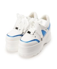 csT&P/シーエス ティーアンドピー csT&P サテンリボンレースアップ厚底スニーカー/505795247