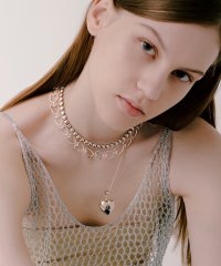 quip queint/クイップクエイント quip queint 【quip queint】multi chain necklace bravery charm set QU100 /506485419