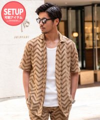 CavariA/キャバリア CavariA CavariA シアー×パイル半袖シャツ/506487507