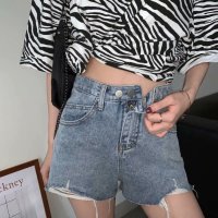 BACKYARD FAMILY/ショートパンツ デニム ハイウエスト レディース/506487604
