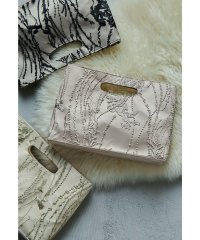 niana/ニアナ niana サテン刺繍レースハンドバッグ 結婚式 二次会 お呼ばれ フォーマル オケージョン パーティーバッグ 大きめ マチあり 花柄 フラワー/506488295