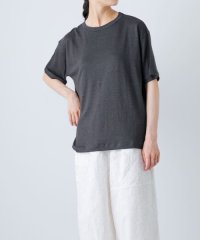 KAGURE/リネン半袖Tシャツ/506488686