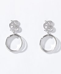 LANVIN en Bleu(JEWELRY)/ランバン オン ブルー LANVIN en Bleu セサンパ メタリックロゴ サークル ゴールドカラーピアス/506448338