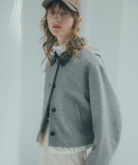 N Natural Beauty Basic/フェイクレザーカラーパテッドジャケット/506473275