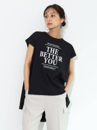 SCOTCLUB/スコットクラブ SCOTCLUB 異素材タックデザインロゴカットソー/506491559
