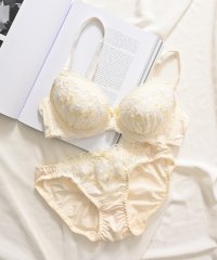 COLZA/コルザ COLZA 小花柄刺繍ブラセット 下着 アンダーウェア ブラジャー ショーツ ブラセット 【返品不可商品】/506492478