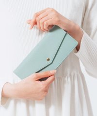 MURA/MURA サフィアーノレザー スキミング防止 コンパクト かぶせ蓋付き 薄型 長財布/506495603
