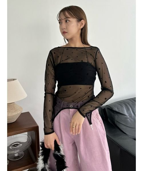 lily brown snidel トップスセット みずみずしけれ