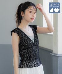 coca/コカ coca レースロゴタンクセット/506224228