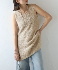 Bonjour Sagan/ボンジュールサガン BONJOUR SAGAN リボンヤーンニットベスト/506499900