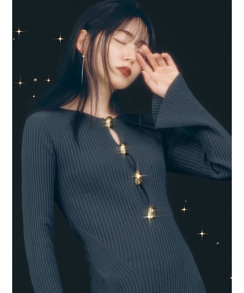 snidel フロントボタンニットワンピース 大好きー💕