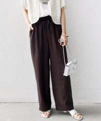 SHIPS WOMEN/〈手洗い可能〉ツイル ドロスト パンツ/506060606