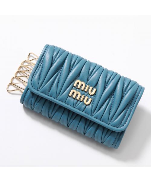 MIUMIU キーケース MATELASSE マテラッセ 5PG222 2FPP(506504172 MIUMIU キーケース MATELASSE マテラッセ 5PG222 2FPP(506504172