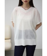 AZUL by moussy/シアーワイドルーズニット/506514501