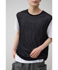 AZUL by moussy/クロシェニットベスト/506514517
