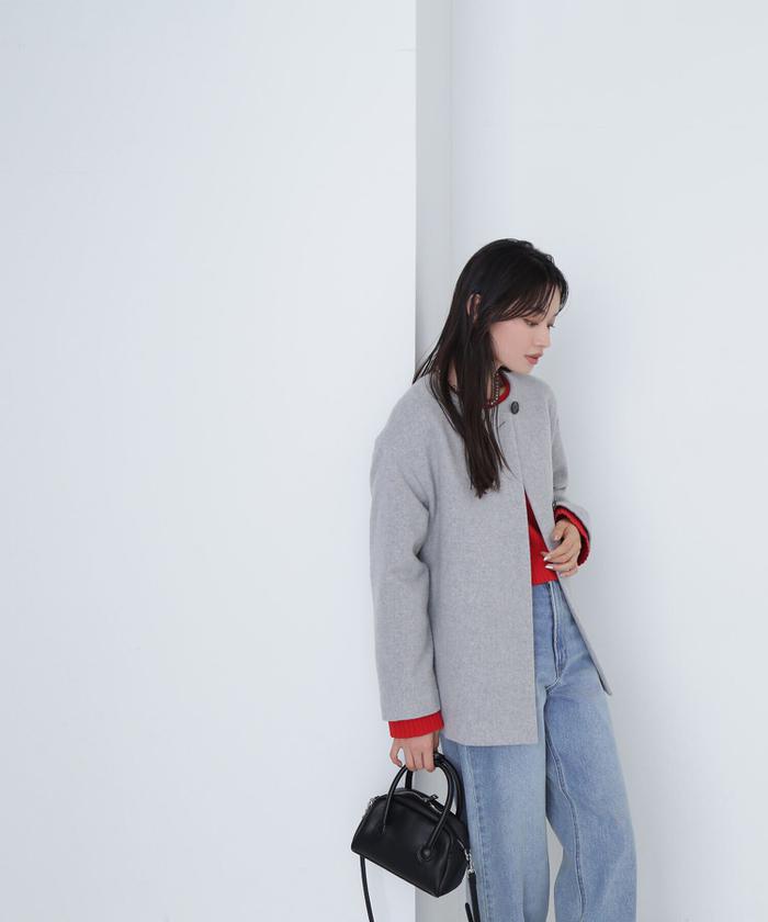 NATURAL BEAUTY BASIC カシミヤブレンドハーフコート 楽天市場】カシミヤブレンドハーフコート NATURAL BEAUTY BASIC