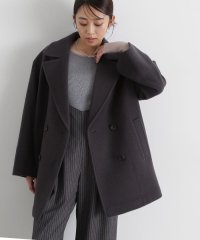 NATURAL BEAUTY BASIC/ダブルブレストフォルムミドルコート　24AW/506514595