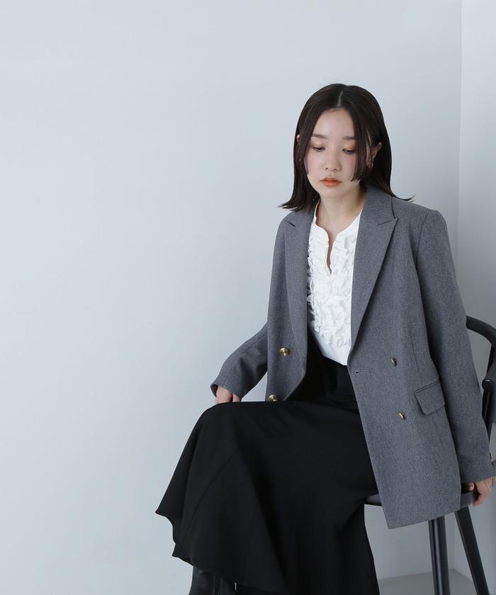ダブルブレストボクシージャケット 24AW(506514602 ダブルブレストボクシージャケット 24AW(506514602