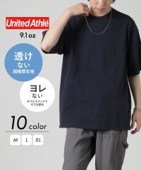 United Athle/ユナイテッドアスレ United Athle 1枚でも透けない◎ 9.1オンス ビッグシルエットコットンTシャツ シンプル半袖無地T ヘビーウェイト 綿100%/506515182