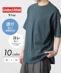 United Athle/ユナイテッドアスレ United Athle 1枚でも透けない◎ 9.1オンス ビッグシルエットコットンTシャツ シンプル半袖無地T ヘビーウェイト 綿100%/506515182