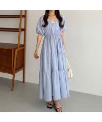 callautia/カラウティア callautia callautia Vネックドロストワンピース/506520929