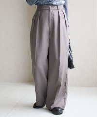 SocialGIRL/ソーシャルガール SocialGIRL センタープレスワイドパンツ/506500333