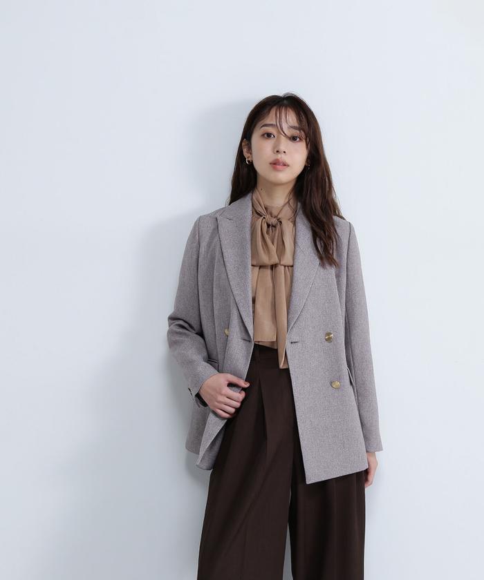 ダブルブレストボクシージャケット | NATURAL BEAUTY BASIC