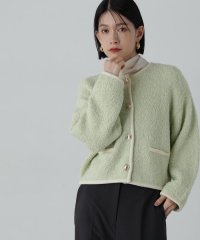 N Natural Beauty Basic/アストラカンニットトリムカーディガン《WEB限定商品》/506524593